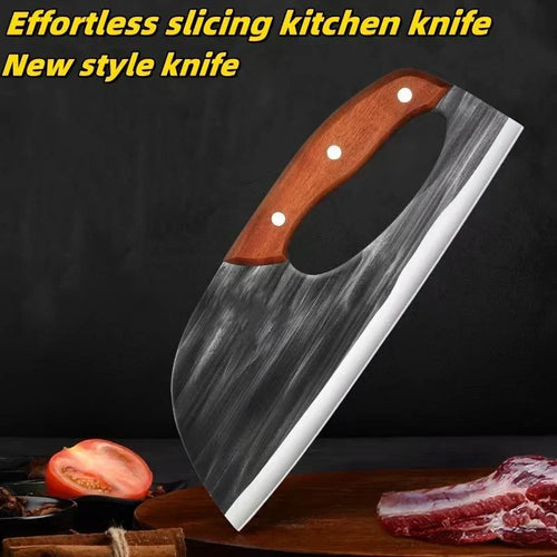 Buy 1 Get 1 Free Forged Kitchen Knife Set - Sharp Durable Meat Cleaver Chef Knife, Ergonomic Non-Slip Handle, Precision Cutting Bone Chopper Gift Box