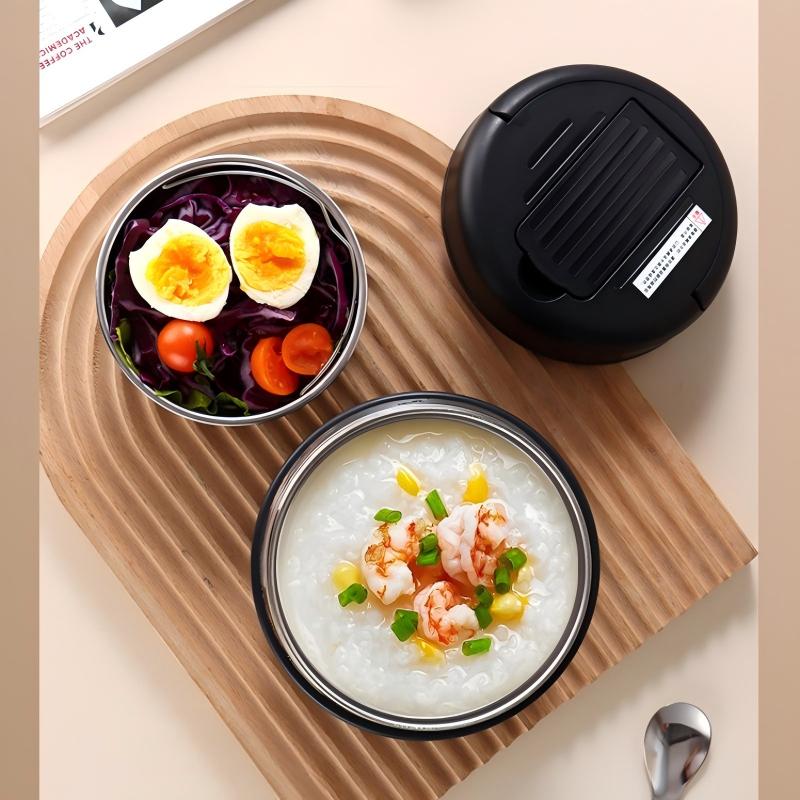 🎉 2026 Sale — Over 47,000 Sold! 🍱 Vacuum Insulated Food Jar with Folding Spoon – 304 Stainless Steel & Leakproof 🔥
